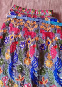 Vibrant Embroidered Lehenga Choli Set