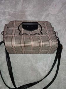 Plaid Crossbody Handbag