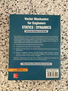 Vector Mechanics for Engineers: Statics &amp; Dynamics