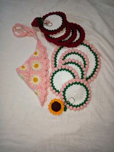 Crochet Aesthetic Gift Set🎀🧶