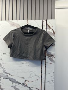 H&amp;M Grey Cropped T-Shirt, L Size- 38