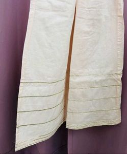 Peach Kurta Set with Dupatta