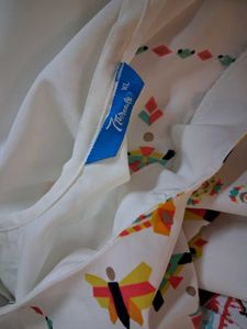 White Embroidered Kurta