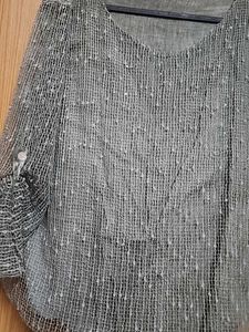 A Line Netted Top