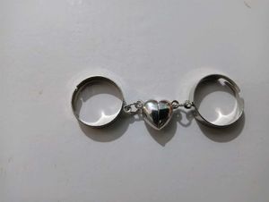 Free delivery 🚚 Heart Magnetic Couple Rings