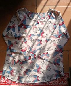 Butterfly Print Top