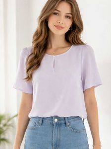 Women's Lavender Casual Top