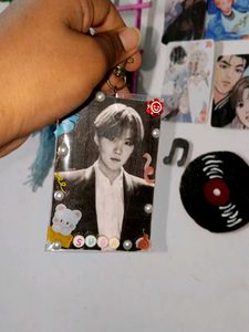 K-pop BTS suga photocard Keychain✨