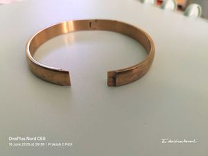 Gold Plated Adjustable Kada for Mens - Use