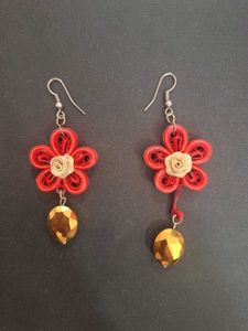 Quilled Flower Earrings