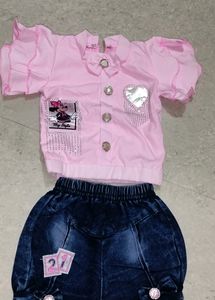 Baby Girl Top And Bottom
