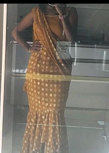 NEW INDYA MUSTARD GOWN