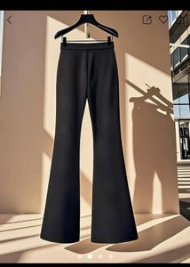 Elegant Black Flared Trousers