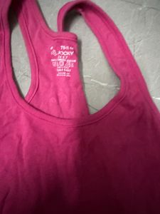 Bright Pink Racerback Tank Top