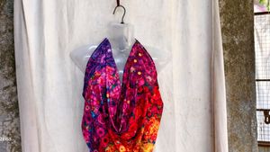 139. Vibrant Floral Print Halter Neck Top