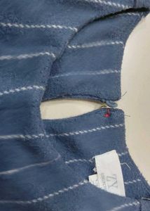 Pinstripe Blue frock
