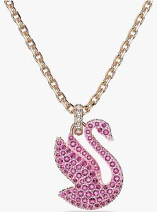 Sparkling Swan Pendant Necklace