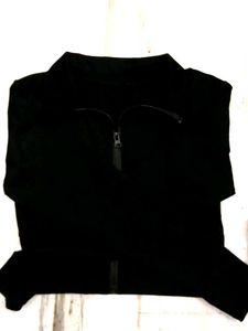 Black Zip-Up Jacket