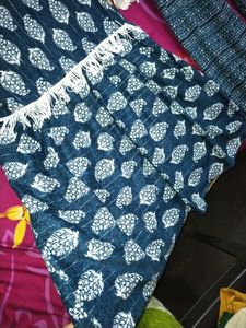 Navy Blue Short Frock Plazzo Set