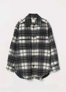 H&M Checkered Overshirt Jacket