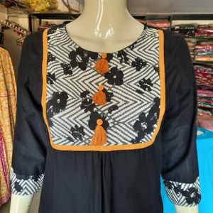 Brand Avaana , Black Kurta, Mrp: 1199