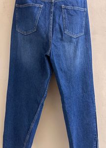 Blue Jeans with Side Stripe Detail