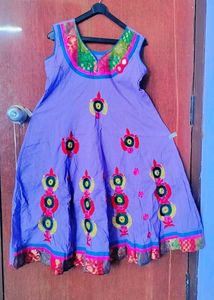 Fully Embroidered Anarkali Kurti