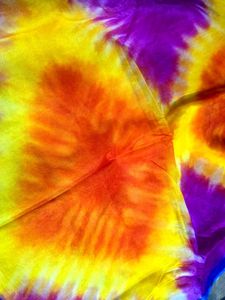 Vibrant Tie-Dye Saree
