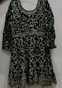 Elegant Embroidered Ethnic Gown