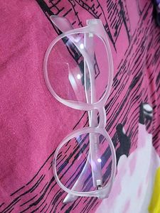Clear Frame Glasses with blue ray