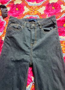 Classic Dark Wide Leg Jeans for Women &amp; girls
