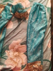 Stunning Teal Sequined Lehenga Choli