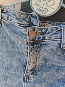 Acid Wash Flare Jeans