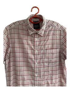 Indian Terrain Men's Plaid Short Sleeve Shirt
