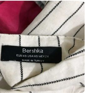 Bershka Striped Wrap Dress