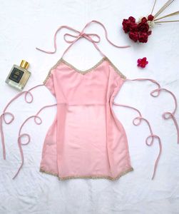 Y2k Fairy halter backless top🦢🩷
