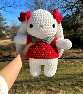 Handmade Crochet Bunny Plush Toy
