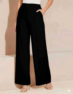 Chic Black Wide Leg Pants