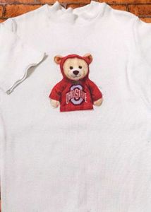 Ohio State Bear crop top