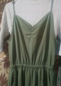 Japan Branded Dungree With Top
