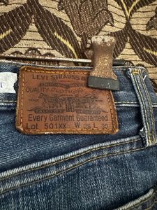 Levi's 501 Blue selvedge Denim Jeans