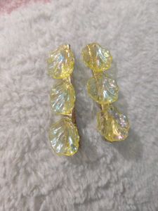 Cute Yellow Shell Hair Clips ☀️