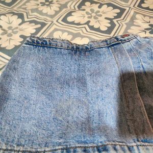 Zara Denim Skort