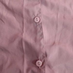 Classic Pink Button-Up Shirt