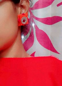 Handmade Yellow &amp; Orange Earrings