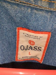 cropped Classic Blue  Denim Jacket