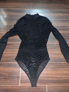 URBANIC Black Mesh Bodysuit!