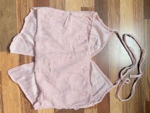 Pink Fairycore Twist Top