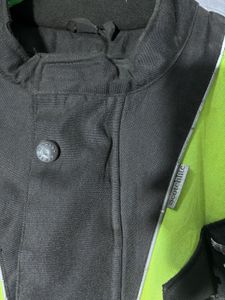 Men's Neon and Black Motorcycle Jacket