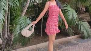 Berrylush Women Red Ruched Dress (XS)